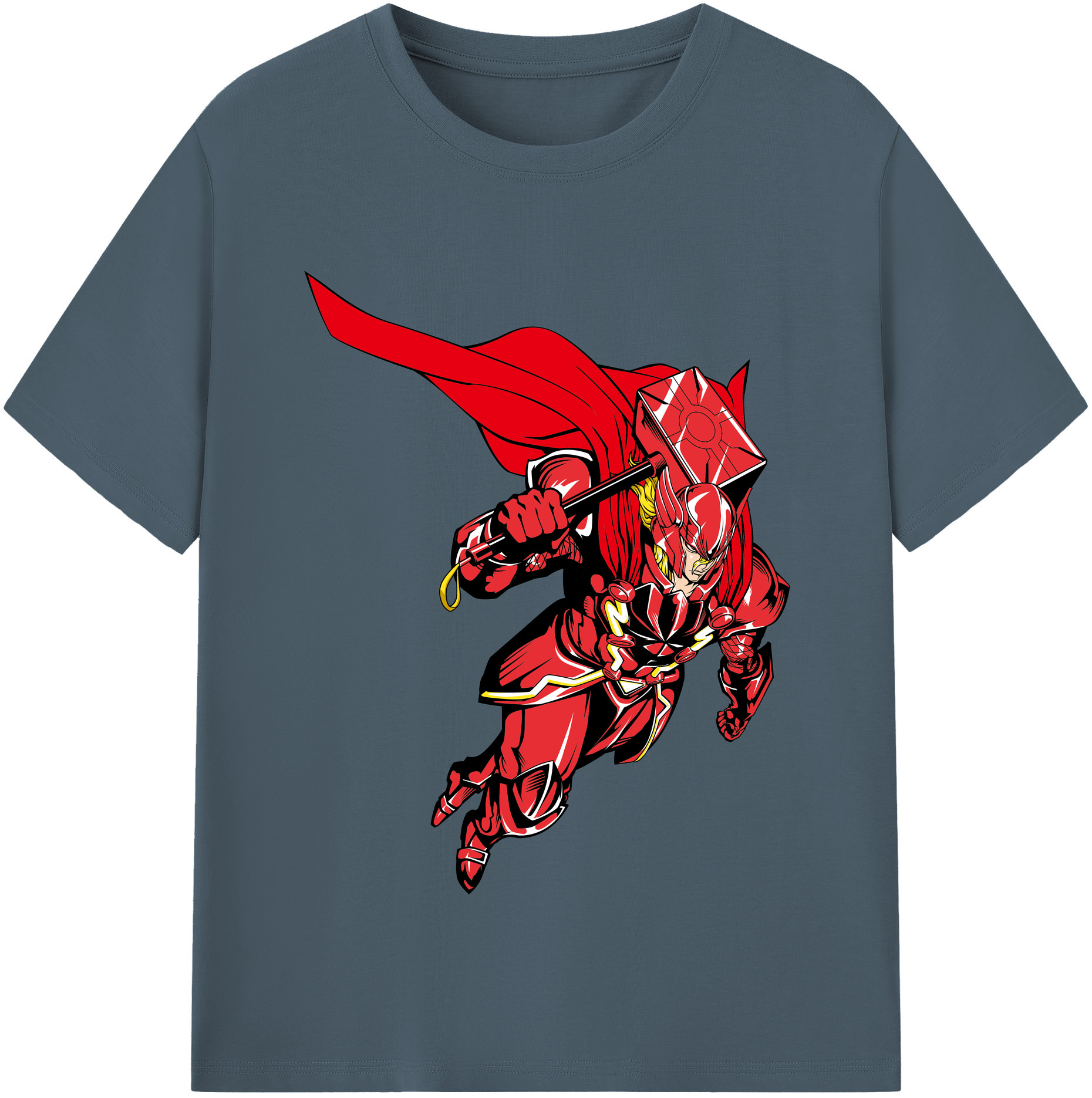 （画像用） アベンジャーズ The Avengers 綿100％半袖Tシャツ（フロントプリント）